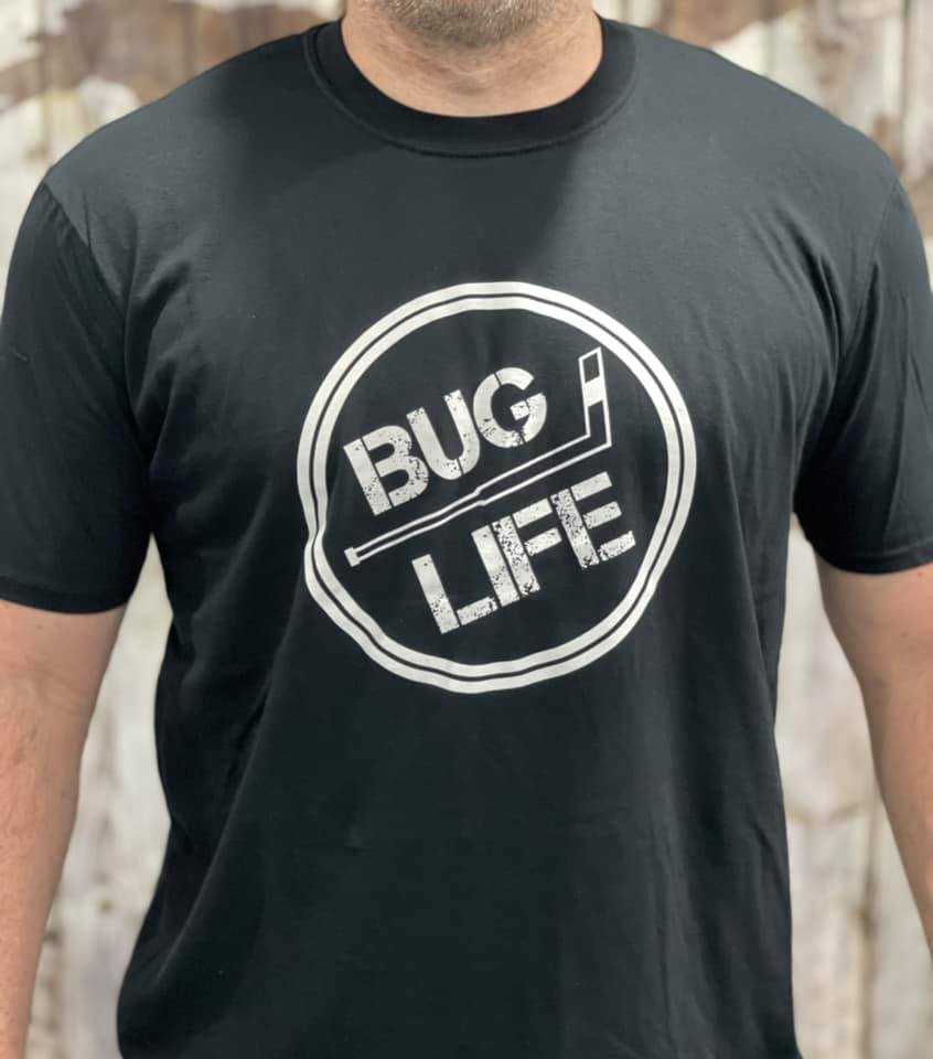 BUG Life T-Shirt Black - White Logo