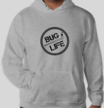 Load image into Gallery viewer, BUG Life Hoodie Grey - Black Logo
