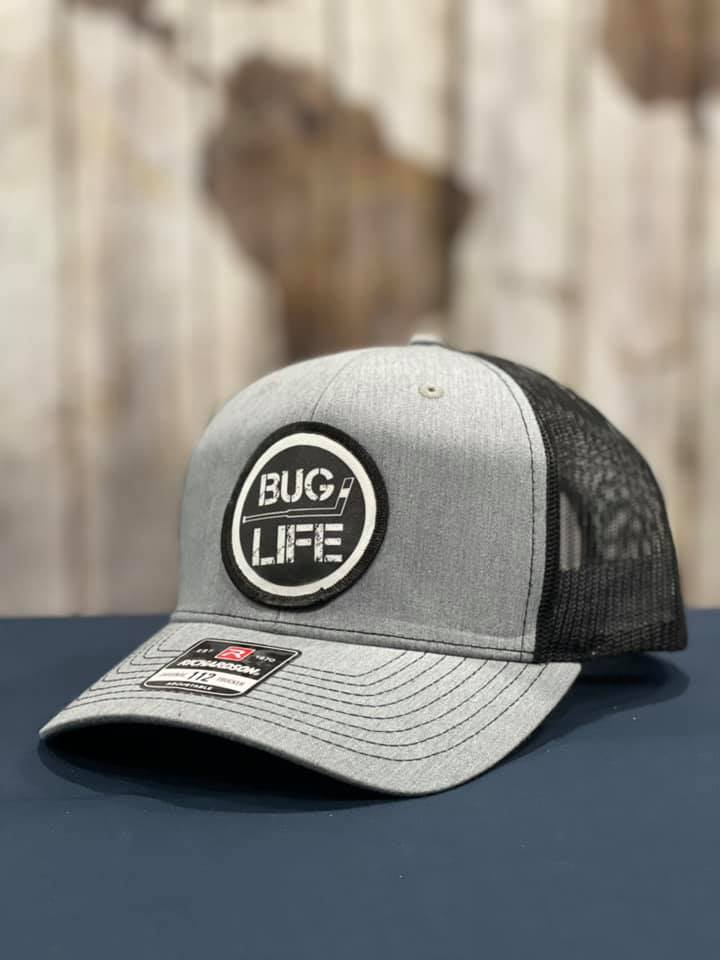 Grey and Black BUG Life Hat