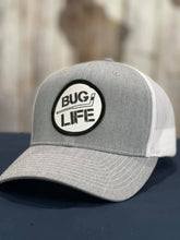 Load image into Gallery viewer, Grey and White BUG Life Hat
